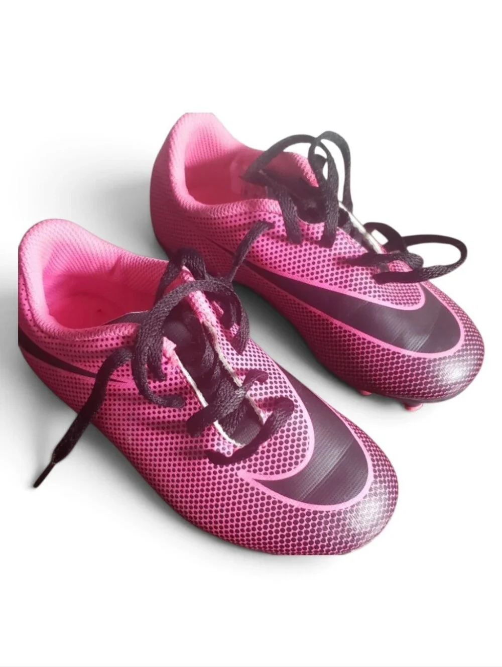 Nike pink little girl soccer cleats size 11